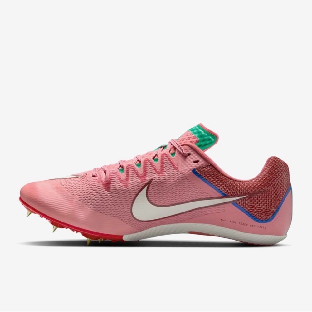 Nike Zoom Rival Multi-Event ALL "Red Stardust/Pale Ivory/Malachite Sz 9 - Picture 5 of 12